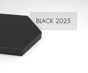 Frosted 2025 Black Sheet